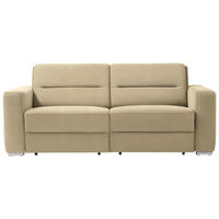 SCHLAFSOFA  in Beige  - Beige, KONVENTIONELL, Textil/Metall (202/86/92cm) - Sedda