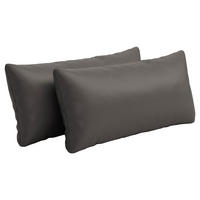 NIERENKISSEN  - Anthrazit, Konventionell, Leder (65/25cm) - Sit & More