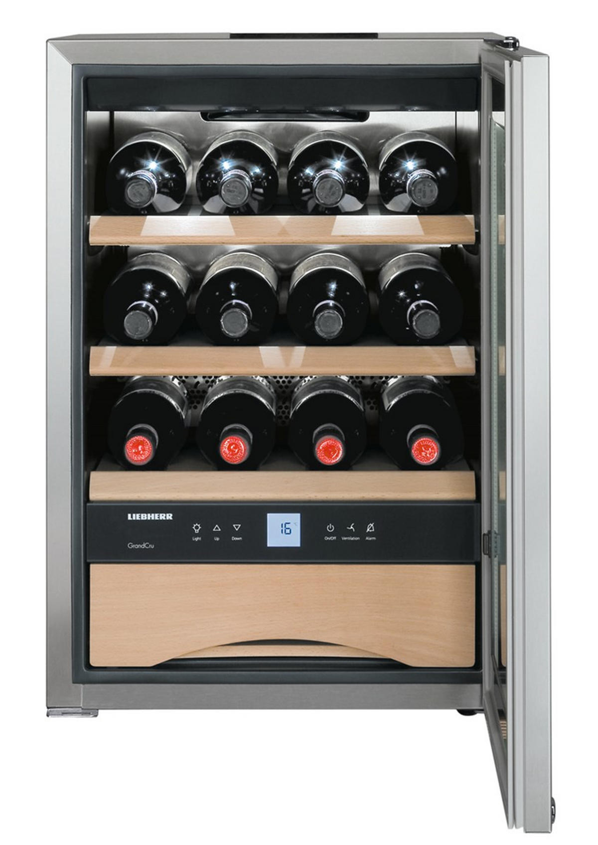 WEINKÜHLSCHRANK WKES653-26  - Edelstahlfarben, Basics, Metall (42.5/61.2/47.8cm) - Liebherr