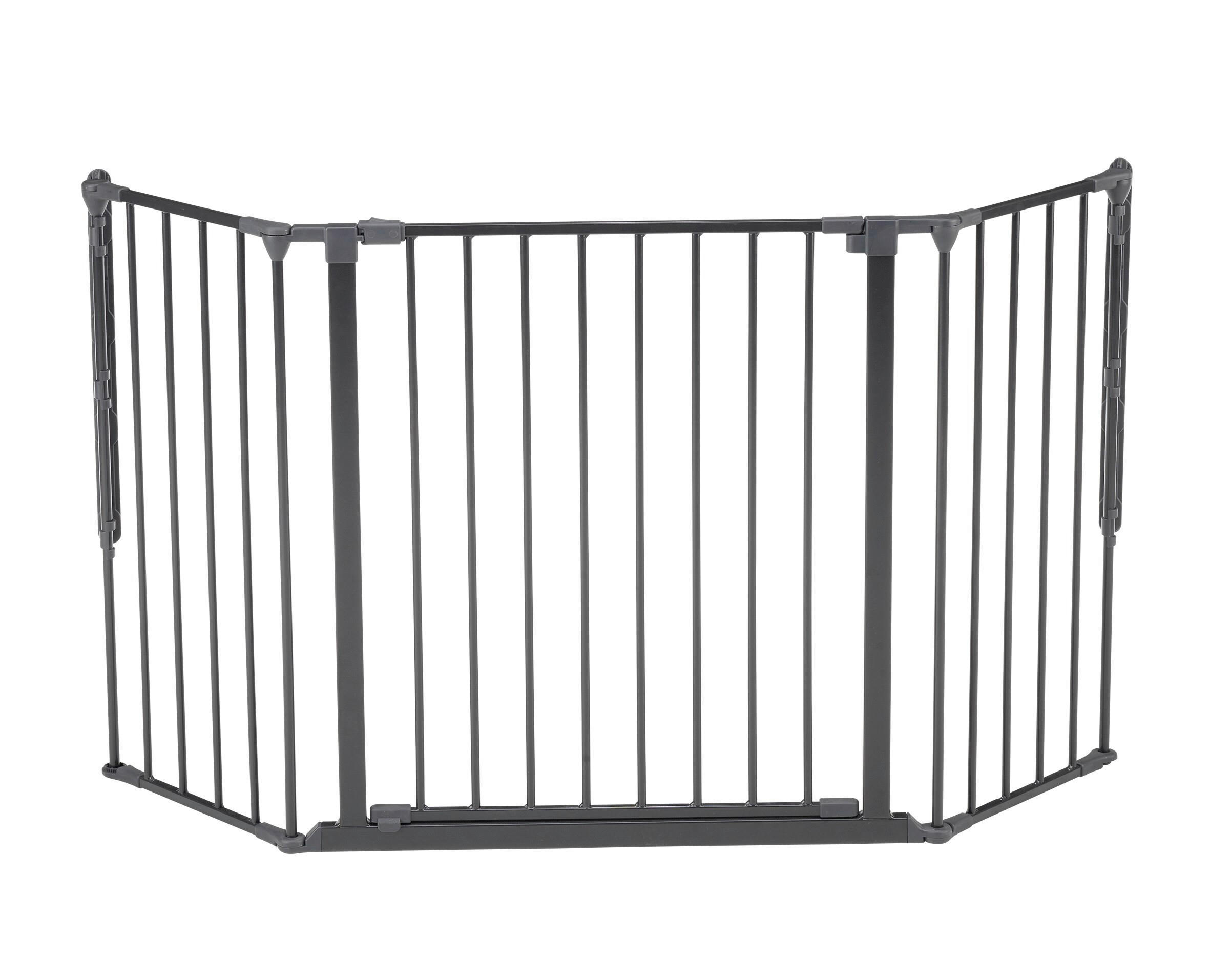 TREPPENSCHUTZGITTER 146/70,5 cm  - Schwarz, Basics, Metall (146/70,5cm) - Baby Dan