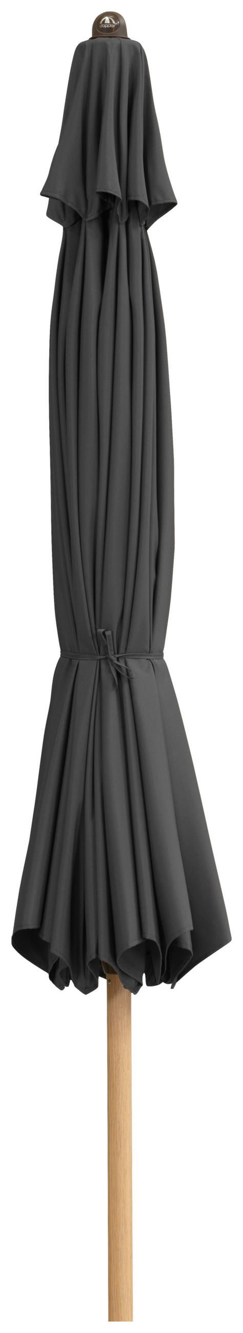 SONNENSCHIRM  350/350 cm  - Eschefarben/Anthrazit, Design, Textil/Metall (350/350cm) - Doppler
