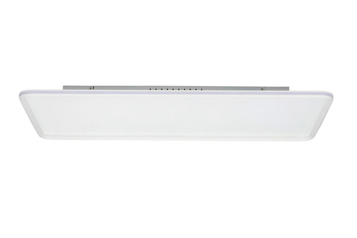 LED-DECKENLEUCHTE Bosona 110/60/7 cm  - Weiß, Basics, Kunststoff/Metall (110/60/7cm) - Novel