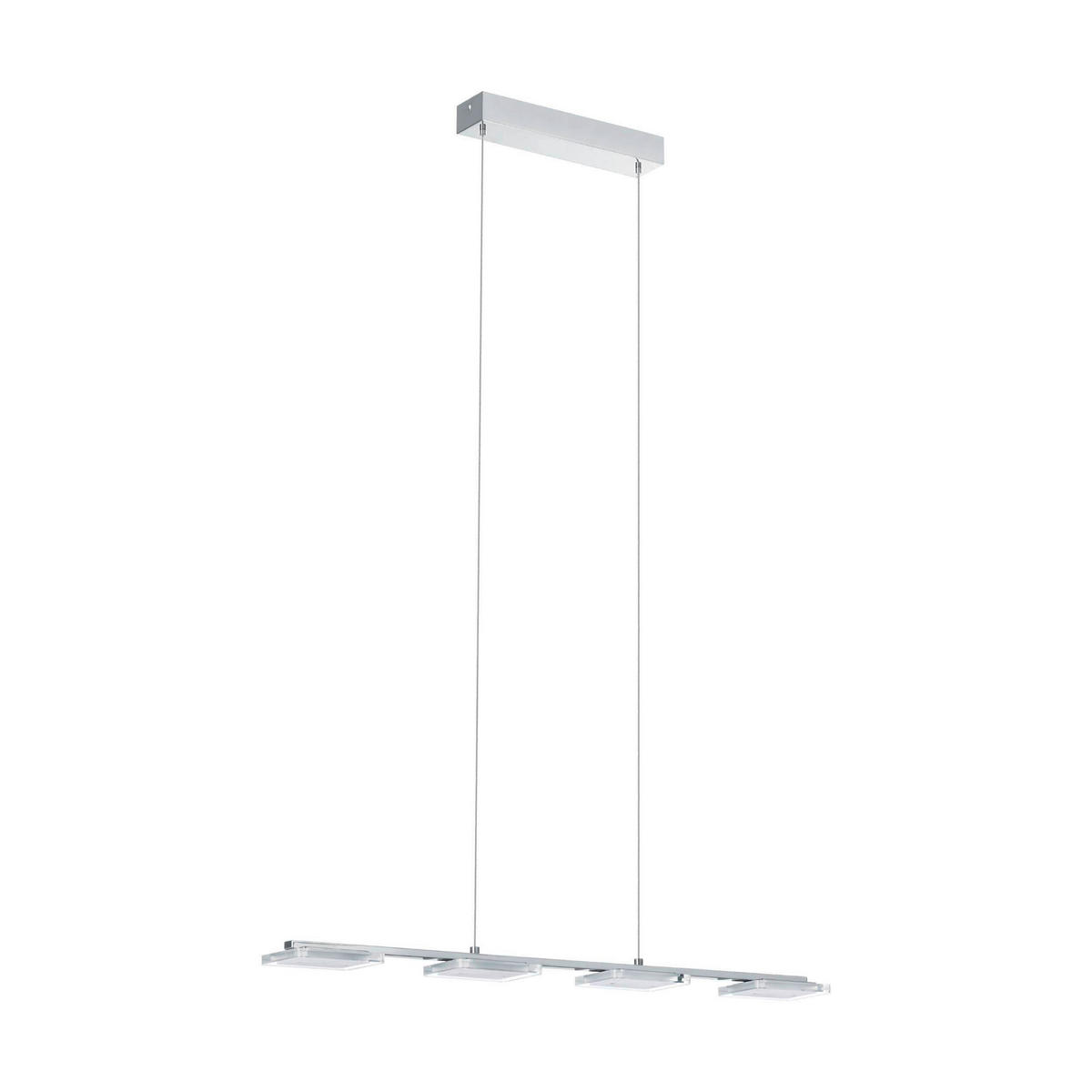 LUSTRĂ LED 78/9/110 cm  - străveziu, Basics, plastic/sticlă (78/9/110cm)