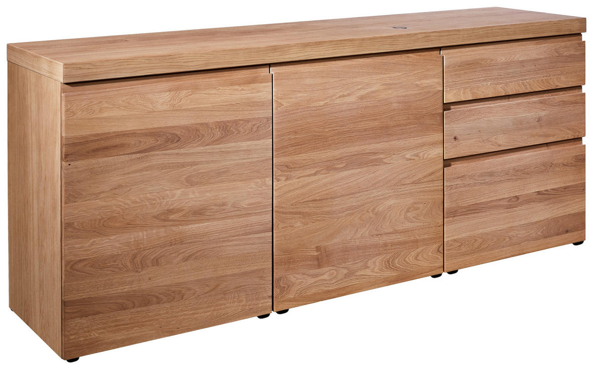 SIDEBOARD  in 180/75/43 cm  - Eichefarben, Natur, Holz (180/75/43cm) - Venjakob