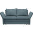 SCHLAFSOFA in Textil Hellblau - Chromfarben/Hellblau, KONVENTIONELL, Textil/Metall (213/88/91cm) - Novel SCHLAFSOFA in Textil Hellblau - Chromfarben/Hellblau, KONVENTIONELL, Textil/Metall (213/88/91cm) - Novel