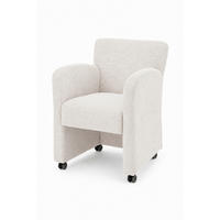 STOLICA S NASLONOM ZA RUKE  bež  drvo, tekstil, drvni materijal      - bež, Moderno, drvni materijal/drvo (65/85/66cm) - Livetastic