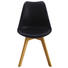 STUHL Lederlook Kautschukholz massiv Eichefarben, Schwarz - Eichefarben/Schwarz, LIFESTYLE, Holz/Textil (48/84/53cm) - Xora STUHL Lederlook Kautschukholz massiv Eichefarben, Schwarz - Eichefarben/Schwarz, LIFESTYLE, Holz/Textil (48/84/53cm) - Xora