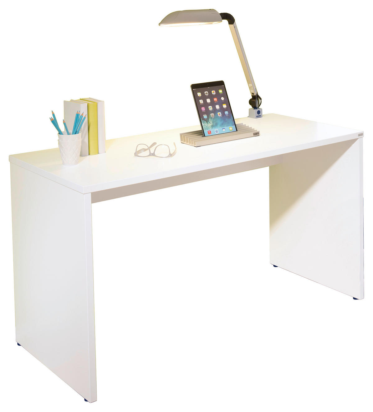 JUGENDSCHREIBTISCH Fiona 130/70/72,7 cm  - Weiß, Basics, Holzwerkstoff (130/70/72,7cm) - Paidi