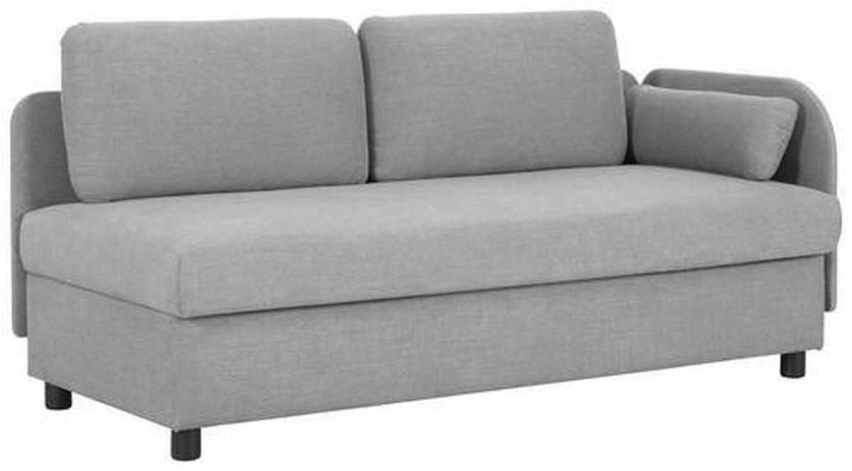 LIEGE in Grau  - Wengefarben/Grau, MODERN, Holz/Textil (206/80/94cm) - Joka