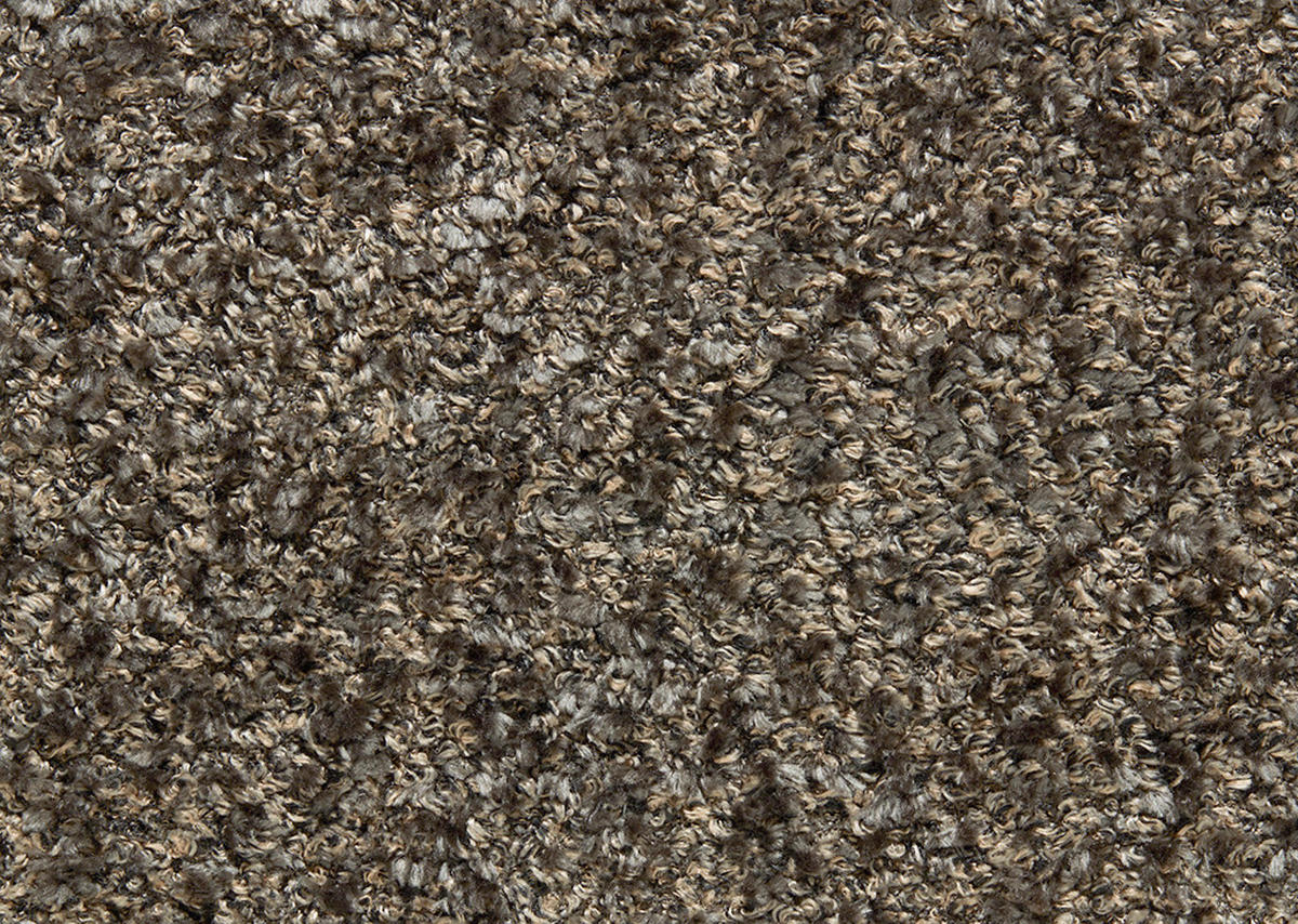 ARMLEHNSTUHL  Stoffauswahl, Wippfunktion, Sitzfläche 360° drehbar, gepolsterte Armlehnen Flachgewebe  - Dunkelbraun/Schwarz, Design, Textil/Metall (63/74-90/57-73cm) - Koinor