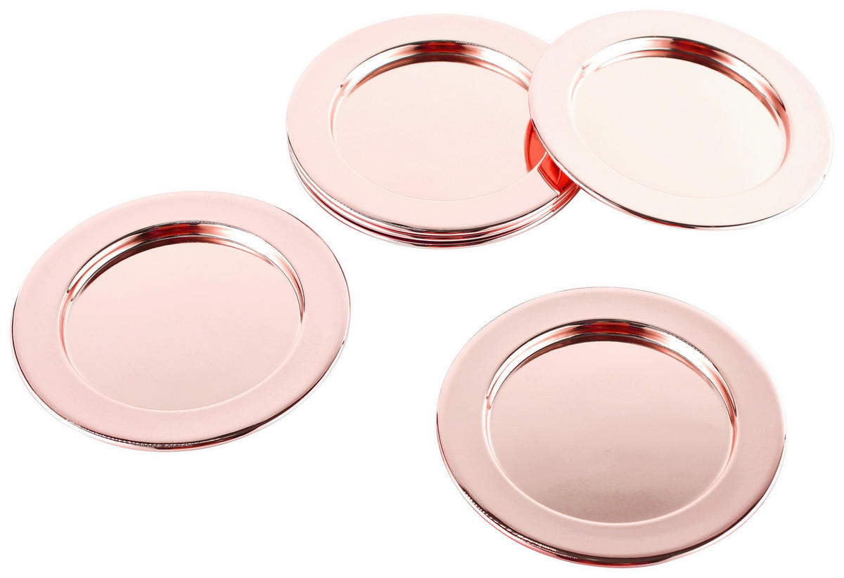 UNTERSETZER Metall Kupferfarben 10,9 cm  - Kupferfarben, Design, Metall (10,9cm) - Echtwerk