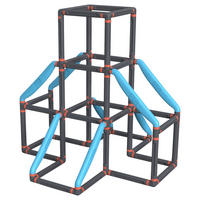 KLETTERGERÜST BIG Kraxxl  - Multicolor, Basics, Kunststoff (40/60/60cm) - Simba