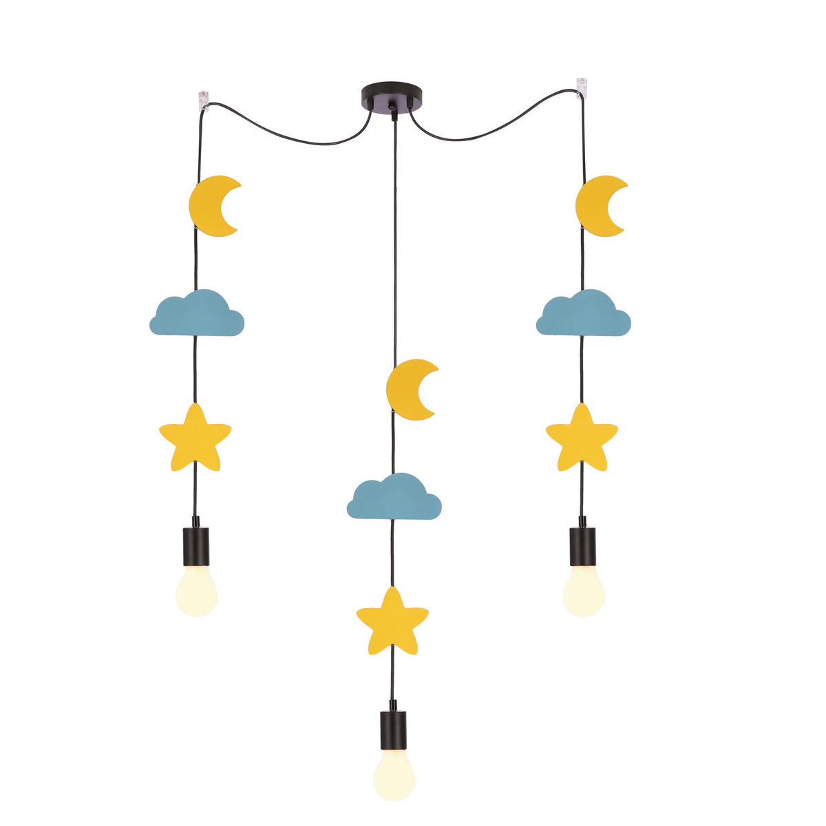 HÄNGLAMPA FÖR BARN Trio 15/100/100 cm  - multicolor, Klassisk, metall (15/100/100cm)