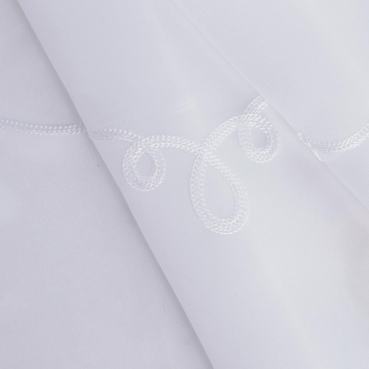 KURZGARDINE   150/50 cm   - Weiß, KONVENTIONELL, Textil (150/50cm)