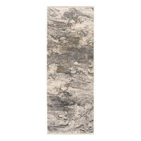 LÄUFER 80/200 cm Lilie  - Goldfarben/Grau, Design, Textil (80/200cm) - Dieter Knoll