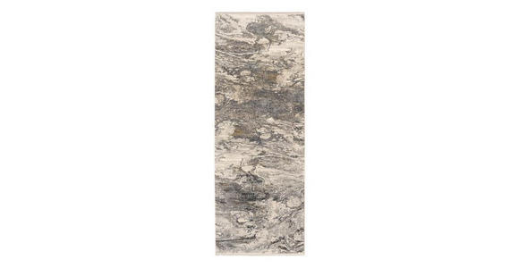 LÄUFER 80/200 cm Lilie Grau, Goldfarben - Goldfarben/Grau, Design, Textil (80/200cm) - Dieter Knoll