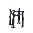 SKULPTUR - Schwarz, Design, Metall (21/23cm) - Ambia Home