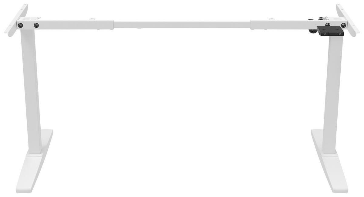 BORDSUNDERREDE i metall, plast 120-160/70/75-120 cm  - vit, Design, metall/plast (120-160/70/75-120cm) - Carryhome