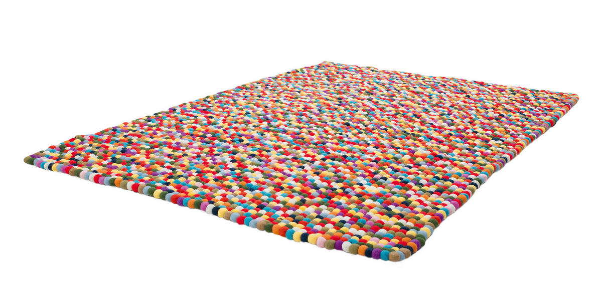 COVOR ȚESUT    - multicolor, Basics, textil (120/120cm) - Obsession
