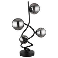 NAMIZNA LED-SVETILKA        15/52 cm       - črna, Design, kovina/umetna masa (15/52cm) - Globo