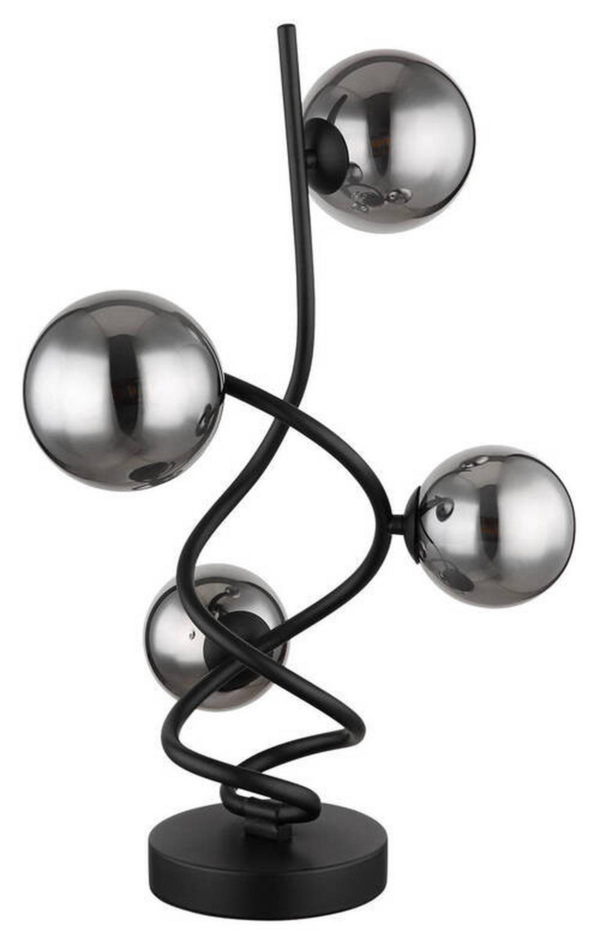 NAMIZNA LED-SVETILKA        15/52 cm       - črna, Design, kovina/umetna masa (15/52cm) - Globo