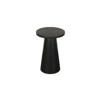 BEISTELLTISCH Akazie massiv Schwarz rund  - Schwarz, Design, Holz (35/60/35cm) - MID.YOU