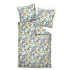 BETTWÄSCHE Palermo Makosatin 135/200 cm  - Türkis/Blau, KONVENTIONELL, Textil (135/200cm) - Janine