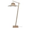 GOLVLAMPA GOOD&MOJO 65/83/176 cm    - svart/naturfärgad, Trend (65/83/176cm) - Good & Mojo