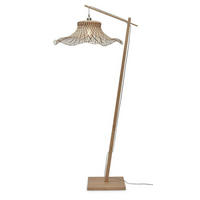GOLVLAMPA GOOD&MOJO 65/83/176 cm    - svart/naturfärgad, Trend (65/83/176cm) - Good & Mojo