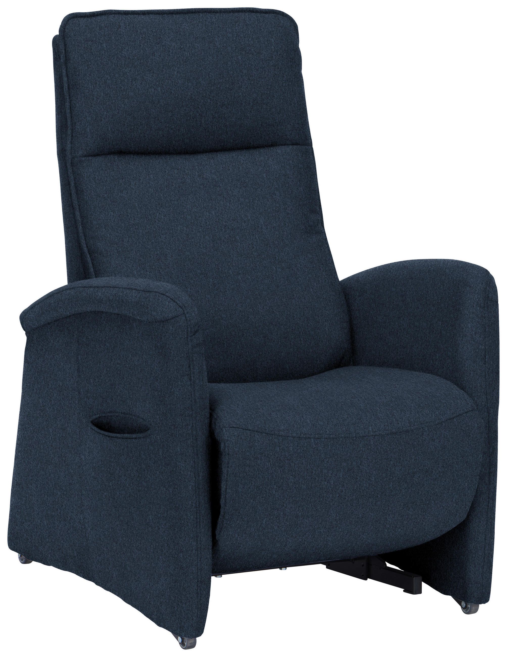 FERNSEHSESSEL in Chenille Blau  - Blau, KONVENTIONELL, Kunststoff/Textil (79-83/108/87cm) - Valdera