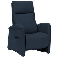 FERNSEHSESSEL in Chenille Blau  - Blau, Konventionell, Kunststoff/Textil (79-83/108/87cm) - Valdera