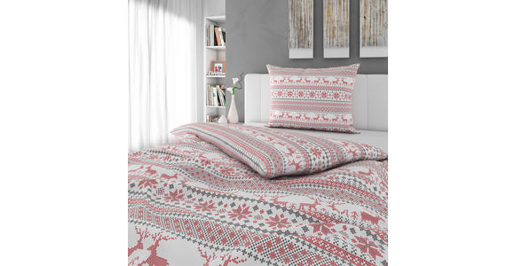 BETTWÄSCHE 140/200 cm  - Rot/Multicolor, KONVENTIONELL, Textil (140/200cm) - Esposa