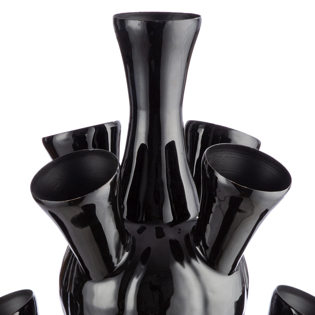 BODENVASE  - Schwarz, Basics, Metall (35/63cm)