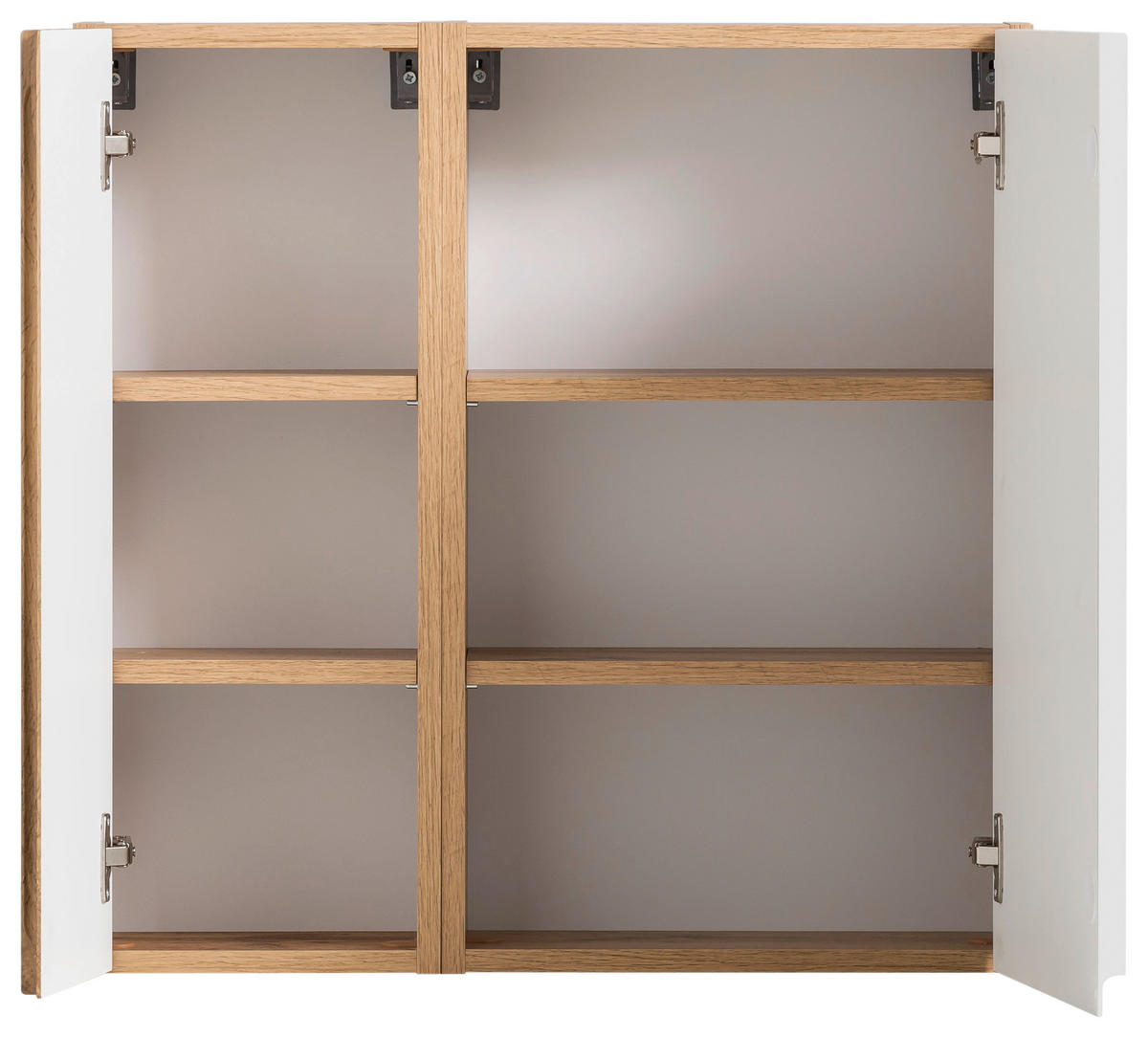 HÄNGESCHRANK 65/64/20 cm  - Weiss/Eiche Wotan, Modern, Holzwerkstoff (65/64/20cm) - Held