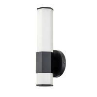 Aplică De Perete Pentru Baie - negru, Design, sticlă/metal (35,6/12,7/10.5cm) - Elstead Lighting