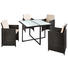 GARTENSET 13-teilig - Creme/Schwarz, KONVENTIONELL, Glas/Kunststoff (100/100/74cm) - Ambia Garden GARTENSET 13-teilig - Creme/Schwarz, KONVENTIONELL, Glas/Kunststoff (100/100/74cm) - Ambia Garden