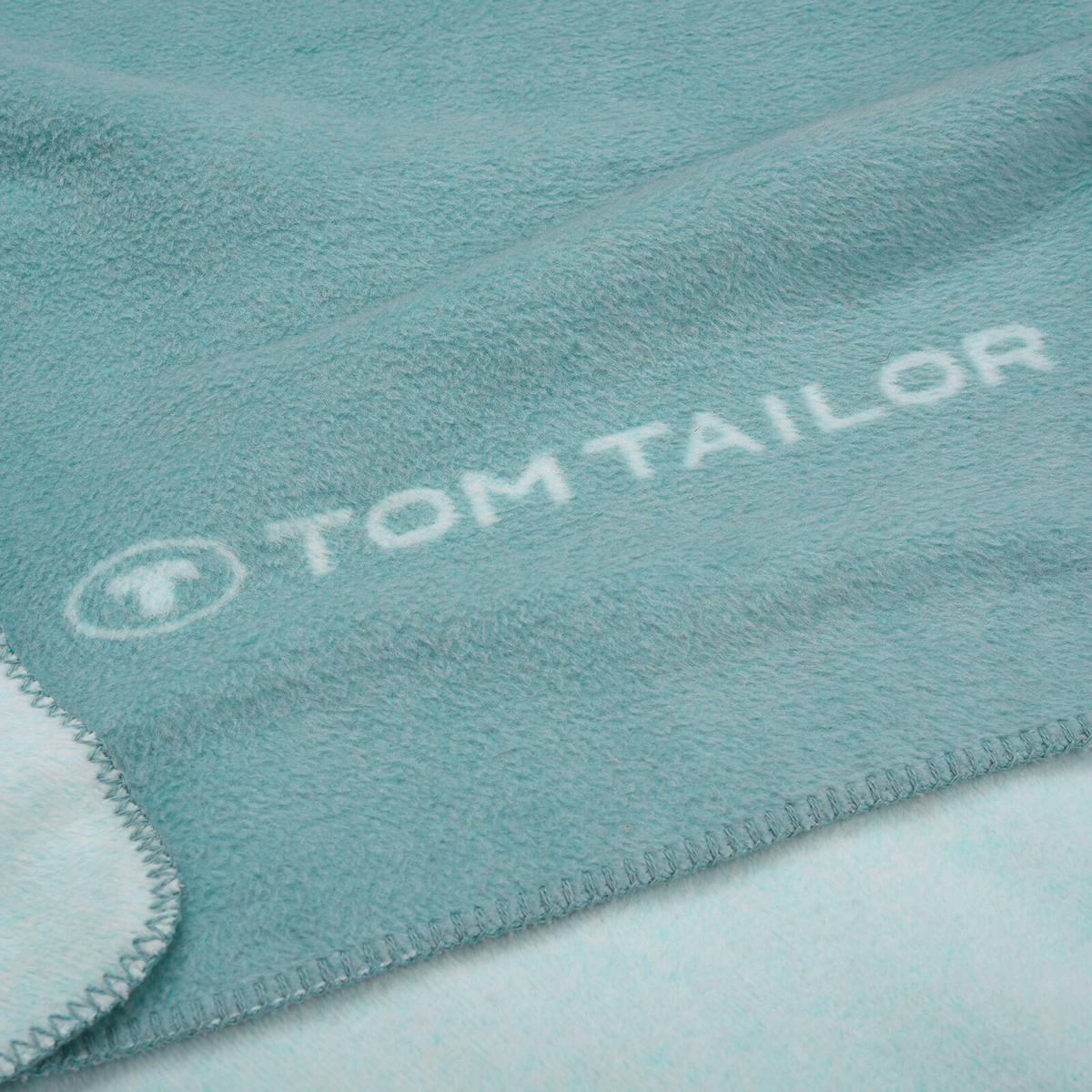 DECKE 150/200 cm  - Hellgrün, Basics, Textil (150/200cm) - Tom Tailor