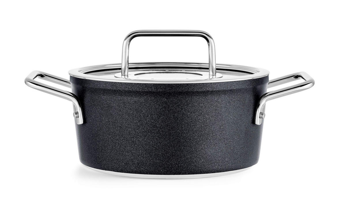 ŠERPA ADAMANT  2 l  - crna, Osnovno, staklo/metal (18cm) - Fissler