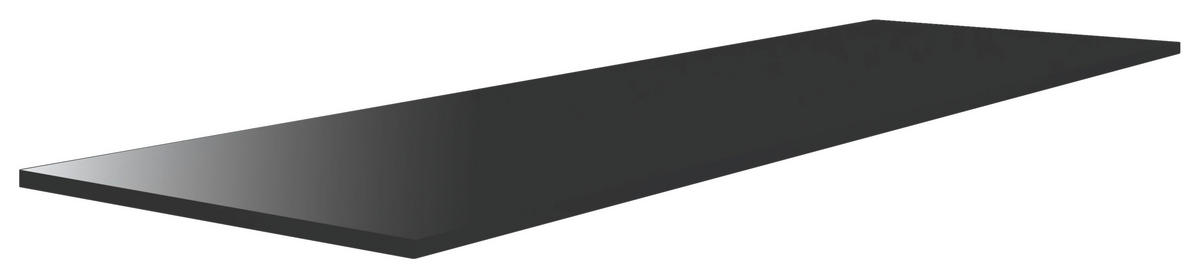 OBERPLATTE  Holzwerkstoff  Anthrazit Hochglanz  - Anthrazit Hochglanz, KONVENTIONELL, Holzwerkstoff (183/1,6/42cm) - Hom`in