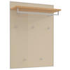 GARDEROBENPANEEL 80/109/27 cm  - Eichefarben/Sahara, Design, Glas/Holz (80/109/27cm)