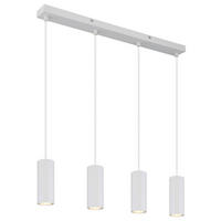 HÄNGLAMPA 61/6/120 cm  - vit, Design, metall/plast (61/6/120cm) - Globo