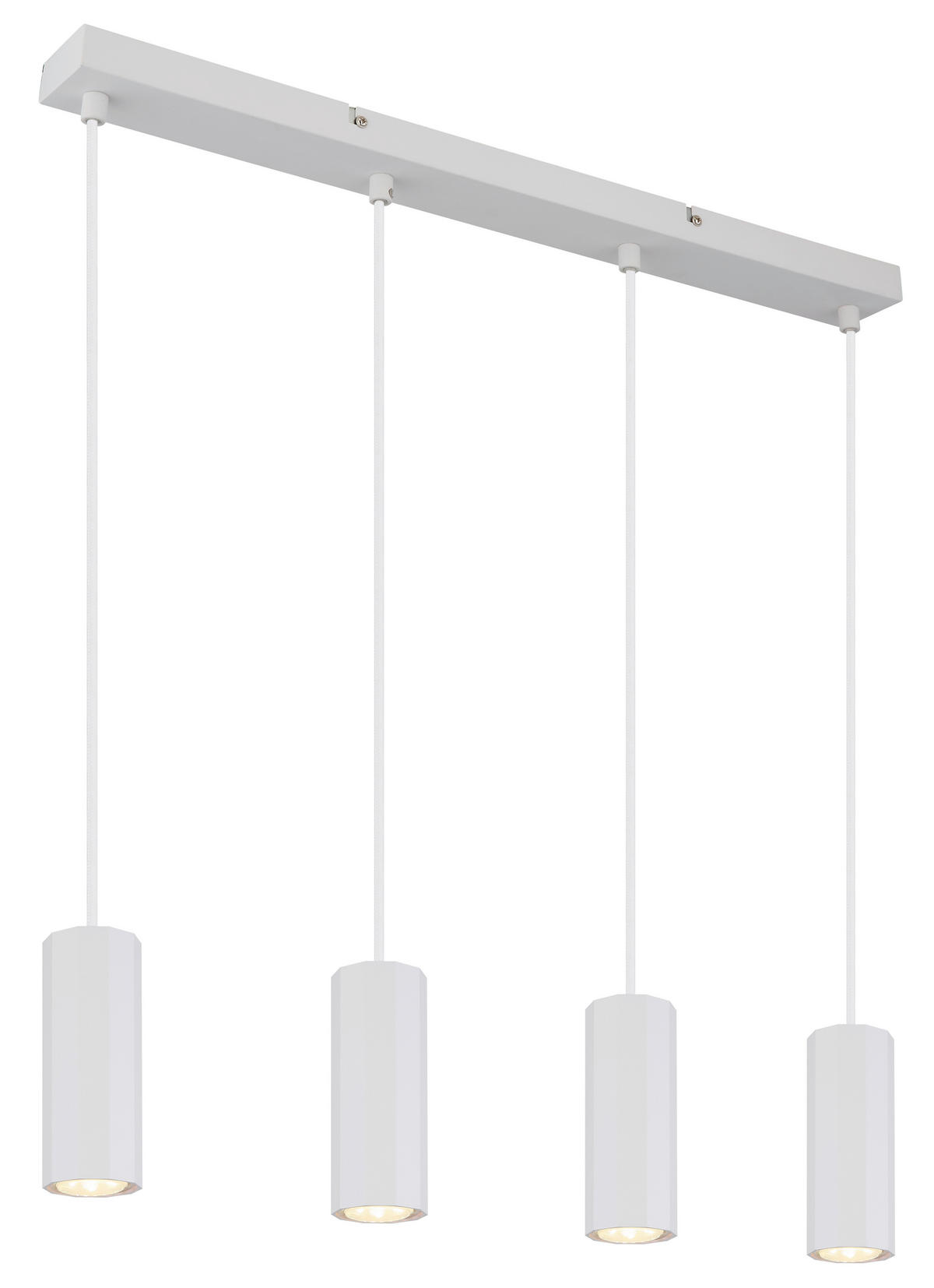 HÄNGLAMPA 61/6/120 cm  - vit, Design, metall/plast (61/6/120cm) - Globo