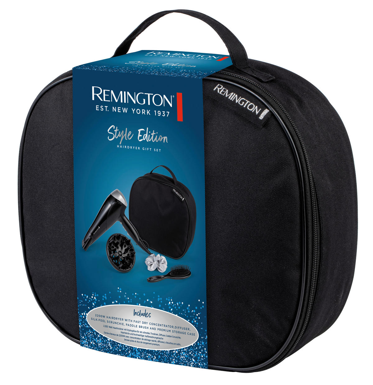 HAARTROCKNER  - Schwarz, Basics, Kunststoff (9,3/29,5/21,7cm) - Remington