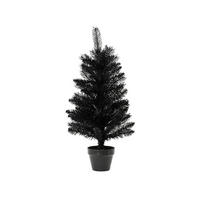 DEKOBAUM  - Schwarz, KONVENTIONELL, Kunststoff (35,00/35,00/60,00cm) - X-Mas