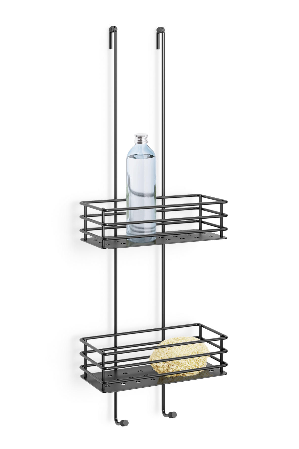 KOŠARICA ZA TUŠ metal - crna, Design, metal (25,5/74/14,3cm) - Zack