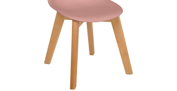 KINDERSTUHL - Buchefarben/Rosa, Trend, Holz/Kunststoff (31/57/38cm) - My Baby Lou