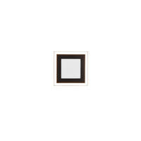 LED-TAKLAMPA Carus 20/20/3,5 cm  - svart, Klassisk, plast (20/20/3,5cm)