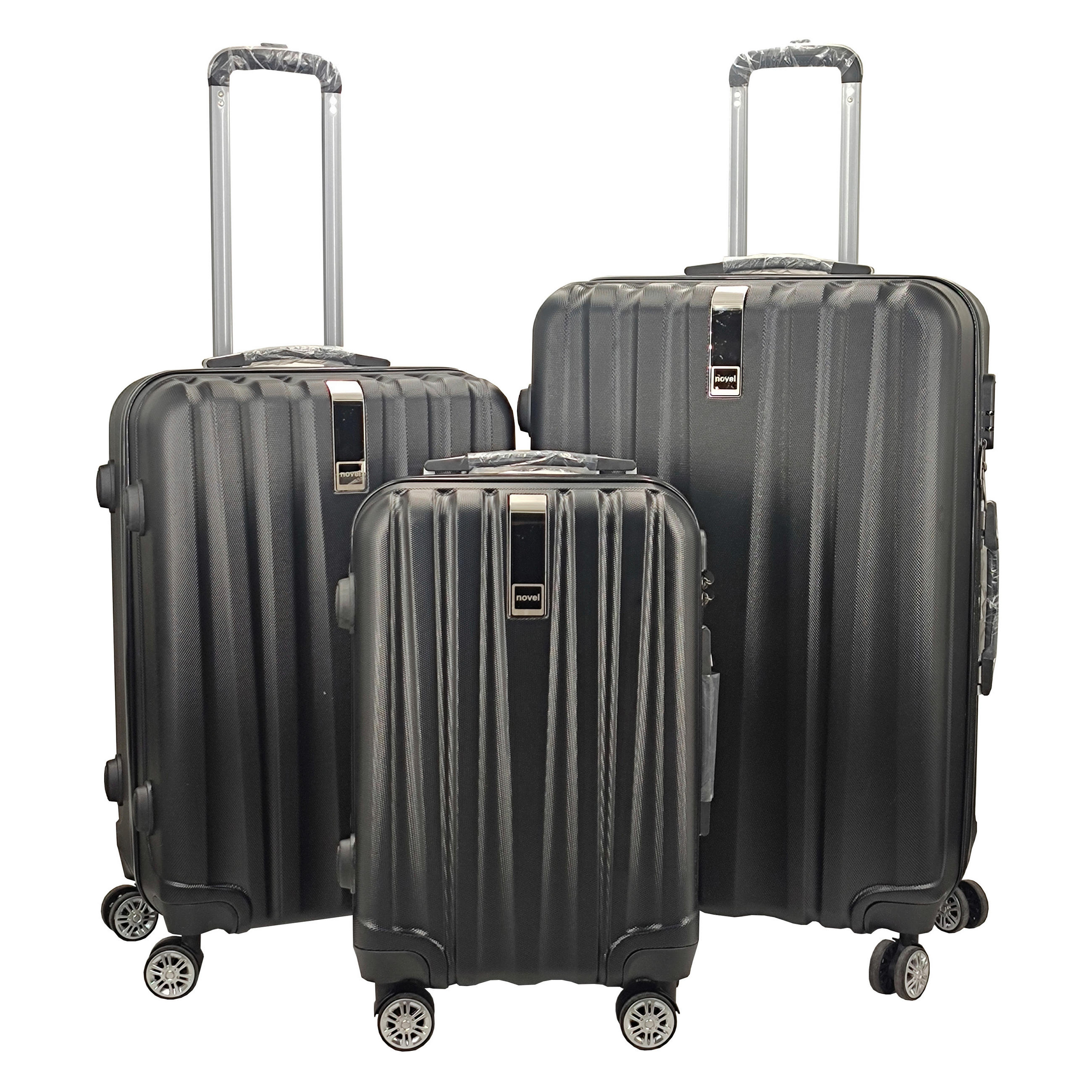 REISEKOFFER Schwarz  - Schwarz, Basics, Kunststoff/Metall (41/66/26cm) - Novel