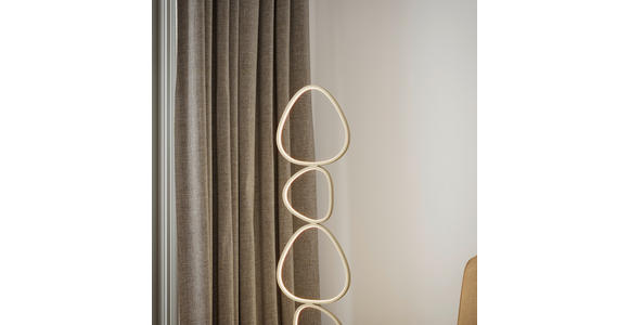 LED-STEHLEUCHTE Acrux  - Sandfarben, Design, Kunststoff/Metall (32,5l) - Novel