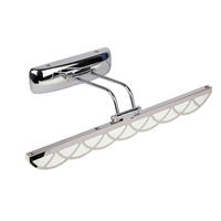 SPIEGELLEUCHTE   - Chromfarben, KONVENTIONELL, Metall (22/47/13cm)